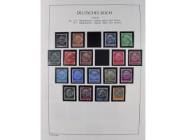 1872/45, meist postfrische und teils gestempelte reichhaltige Material-Sammlung inkl. Dienstmarken, dabei viele Varianten, Fa