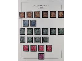 1872/45, meist postfrische und teils gestempelte reichhaltige Material-Sammlung inkl. Dienstmarken, dabei viele Varianten, Fa