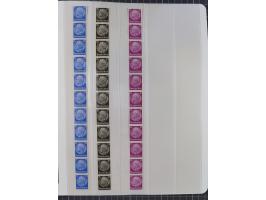 1872/45, meist postfrische und teils gestempelte reichhaltige Material-Sammlung inkl. Dienstmarken, dabei viele Varianten, Fa