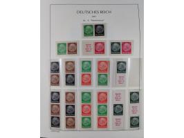 1872/45, meist postfrische und teils gestempelte reichhaltige Material-Sammlung inkl. Dienstmarken, dabei viele Varianten, Fa