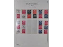 1872/45, meist postfrische und teils gestempelte reichhaltige Material-Sammlung inkl. Dienstmarken, dabei viele Varianten, Fa