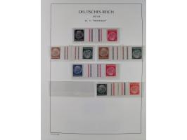 1872/45, meist postfrische und teils gestempelte reichhaltige Material-Sammlung inkl. Dienstmarken, dabei viele Varianten, Fa