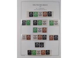 1872/45, meist postfrische und teils gestempelte reichhaltige Material-Sammlung inkl. Dienstmarken, dabei viele Varianten, Fa