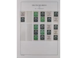 1872/45, meist postfrische und teils gestempelte reichhaltige Material-Sammlung inkl. Dienstmarken, dabei viele Varianten, Fa