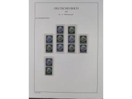 1872/45, meist postfrische und teils gestempelte reichhaltige Material-Sammlung inkl. Dienstmarken, dabei viele Varianten, Fa