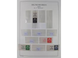 1872/45, meist postfrische und teils gestempelte reichhaltige Material-Sammlung inkl. Dienstmarken, dabei viele Varianten, Fa