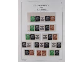 1872/45, meist postfrische und teils gestempelte reichhaltige Material-Sammlung inkl. Dienstmarken, dabei viele Varianten, Fa