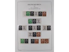 1872/45, meist postfrische und teils gestempelte reichhaltige Material-Sammlung inkl. Dienstmarken, dabei viele Varianten, Fa