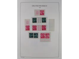 1872/45, meist postfrische und teils gestempelte reichhaltige Material-Sammlung inkl. Dienstmarken, dabei viele Varianten, Fa