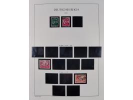 1872/45, meist postfrische und teils gestempelte reichhaltige Material-Sammlung inkl. Dienstmarken, dabei viele Varianten, Fa