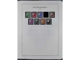 1872/45, meist postfrische und teils gestempelte reichhaltige Material-Sammlung inkl. Dienstmarken, dabei viele Varianten, Fa