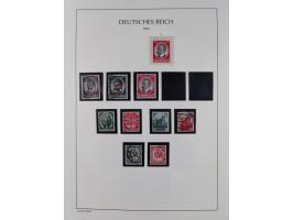 1872/45, meist postfrische und teils gestempelte reichhaltige Material-Sammlung inkl. Dienstmarken, dabei viele Varianten, Fa