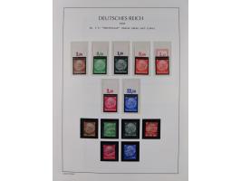 1872/45, meist postfrische und teils gestempelte reichhaltige Material-Sammlung inkl. Dienstmarken, dabei viele Varianten, Fa