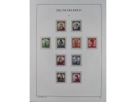 1872/45, meist postfrische und teils gestempelte reichhaltige Material-Sammlung inkl. Dienstmarken, dabei viele Varianten, Fa