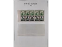 1872/45, meist postfrische und teils gestempelte reichhaltige Material-Sammlung inkl. Dienstmarken, dabei viele Varianten, Fa