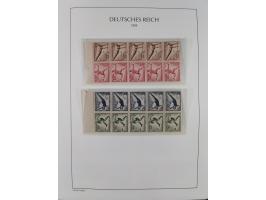 1872/45, meist postfrische und teils gestempelte reichhaltige Material-Sammlung inkl. Dienstmarken, dabei viele Varianten, Fa