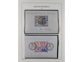 1872/45, meist postfrische und teils gestempelte reichhaltige Material-Sammlung inkl. Dienstmarken, dabei viele Varianten, Fa