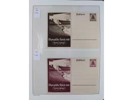 1872/45, meist postfrische und teils gestempelte reichhaltige Material-Sammlung inkl. Dienstmarken, dabei viele Varianten, Fa