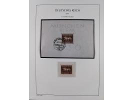 1872/45, meist postfrische und teils gestempelte reichhaltige Material-Sammlung inkl. Dienstmarken, dabei viele Varianten, Fa