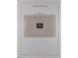 1872/45, meist postfrische und teils gestempelte reichhaltige Material-Sammlung inkl. Dienstmarken, dabei viele Varianten, Fa