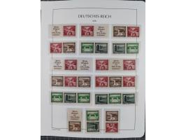 1872/45, meist postfrische und teils gestempelte reichhaltige Material-Sammlung inkl. Dienstmarken, dabei viele Varianten, Fa