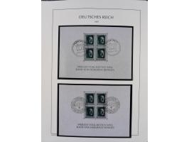 1872/45, meist postfrische und teils gestempelte reichhaltige Material-Sammlung inkl. Dienstmarken, dabei viele Varianten, Fa