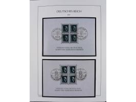 1872/45, meist postfrische und teils gestempelte reichhaltige Material-Sammlung inkl. Dienstmarken, dabei viele Varianten, Fa