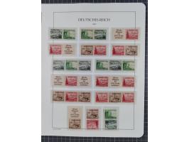 1872/45, meist postfrische und teils gestempelte reichhaltige Material-Sammlung inkl. Dienstmarken, dabei viele Varianten, Fa