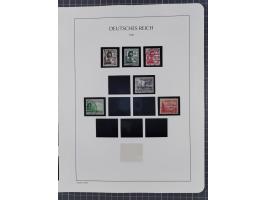 1872/45, meist postfrische und teils gestempelte reichhaltige Material-Sammlung inkl. Dienstmarken, dabei viele Varianten, Fa