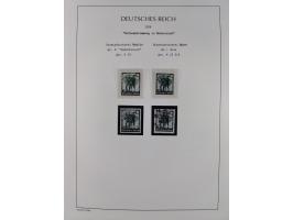 1872/45, meist postfrische und teils gestempelte reichhaltige Material-Sammlung inkl. Dienstmarken, dabei viele Varianten, Fa