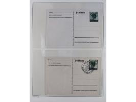 1872/45, meist postfrische und teils gestempelte reichhaltige Material-Sammlung inkl. Dienstmarken, dabei viele Varianten, Fa