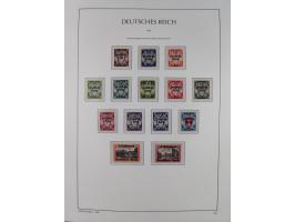 1872/45, meist postfrische und teils gestempelte reichhaltige Material-Sammlung inkl. Dienstmarken, dabei viele Varianten, Fa