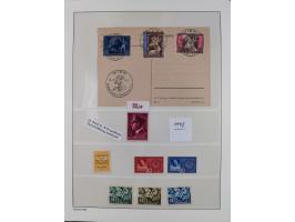 1872/45, meist postfrische und teils gestempelte reichhaltige Material-Sammlung inkl. Dienstmarken, dabei viele Varianten, Fa