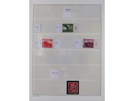 1872/45, meist postfrische und teils gestempelte reichhaltige Material-Sammlung inkl. Dienstmarken, dabei viele Varianten, Fa