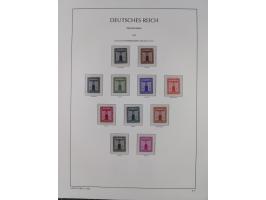 1872/45, meist postfrische und teils gestempelte reichhaltige Material-Sammlung inkl. Dienstmarken, dabei viele Varianten, Fa