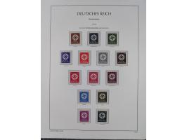 1872/45, meist postfrische und teils gestempelte reichhaltige Material-Sammlung inkl. Dienstmarken, dabei viele Varianten, Fa