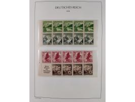 1872/45, meist postfrische und teils gestempelte reichhaltige Material-Sammlung inkl. Dienstmarken, dabei viele Varianten, Fa