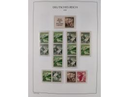 1872/45, meist postfrische und teils gestempelte reichhaltige Material-Sammlung inkl. Dienstmarken, dabei viele Varianten, Fa