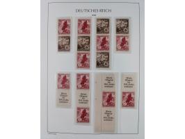 1872/45, meist postfrische und teils gestempelte reichhaltige Material-Sammlung inkl. Dienstmarken, dabei viele Varianten, Fa