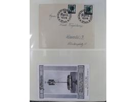 1872/45, meist postfrische und teils gestempelte reichhaltige Material-Sammlung inkl. Dienstmarken, dabei viele Varianten, Fa