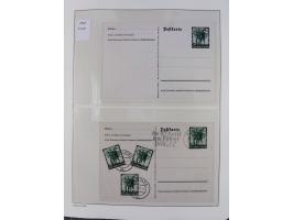 1872/45, meist postfrische und teils gestempelte reichhaltige Material-Sammlung inkl. Dienstmarken, dabei viele Varianten, Fa