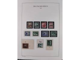 1872/45, meist postfrische und teils gestempelte reichhaltige Material-Sammlung inkl. Dienstmarken, dabei viele Varianten, Fa