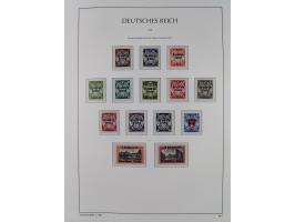 1872/45, meist postfrische und teils gestempelte reichhaltige Material-Sammlung inkl. Dienstmarken, dabei viele Varianten, Fa