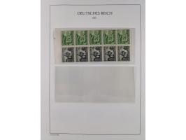 1872/45, meist postfrische und teils gestempelte reichhaltige Material-Sammlung inkl. Dienstmarken, dabei viele Varianten, Fa