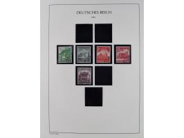 1872/45, meist postfrische und teils gestempelte reichhaltige Material-Sammlung inkl. Dienstmarken, dabei viele Varianten, Fa