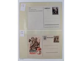 1872/45, meist postfrische und teils gestempelte reichhaltige Material-Sammlung inkl. Dienstmarken, dabei viele Varianten, Fa