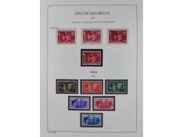 1872/45, meist postfrische und teils gestempelte reichhaltige Material-Sammlung inkl. Dienstmarken, dabei viele Varianten, Fa