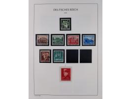 1872/45, meist postfrische und teils gestempelte reichhaltige Material-Sammlung inkl. Dienstmarken, dabei viele Varianten, Fa