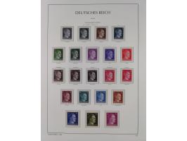 1872/45, meist postfrische und teils gestempelte reichhaltige Material-Sammlung inkl. Dienstmarken, dabei viele Varianten, Fa