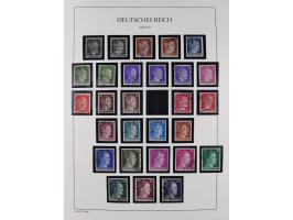 1872/45, meist postfrische und teils gestempelte reichhaltige Material-Sammlung inkl. Dienstmarken, dabei viele Varianten, Fa